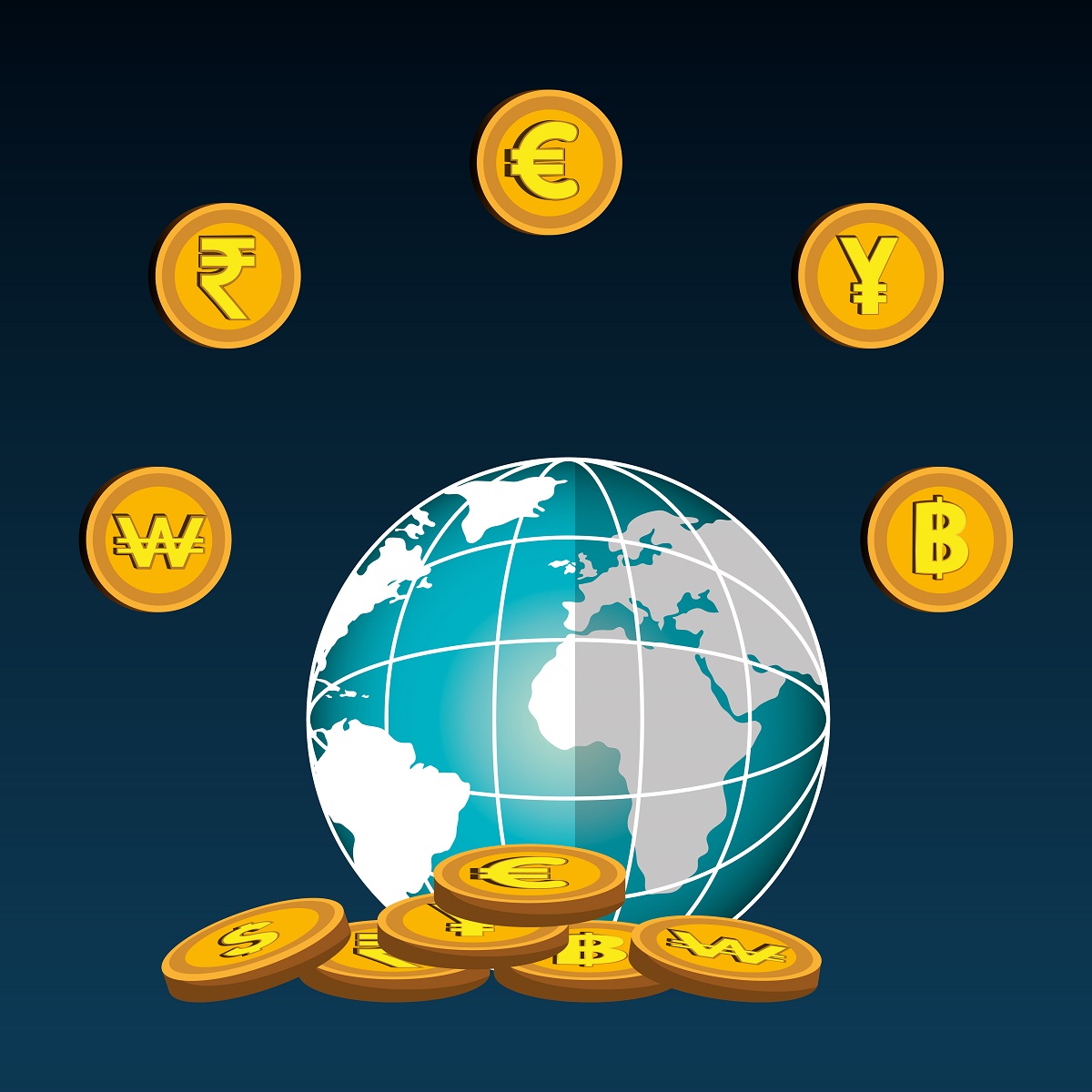 Ilustrasi Worldcoin.