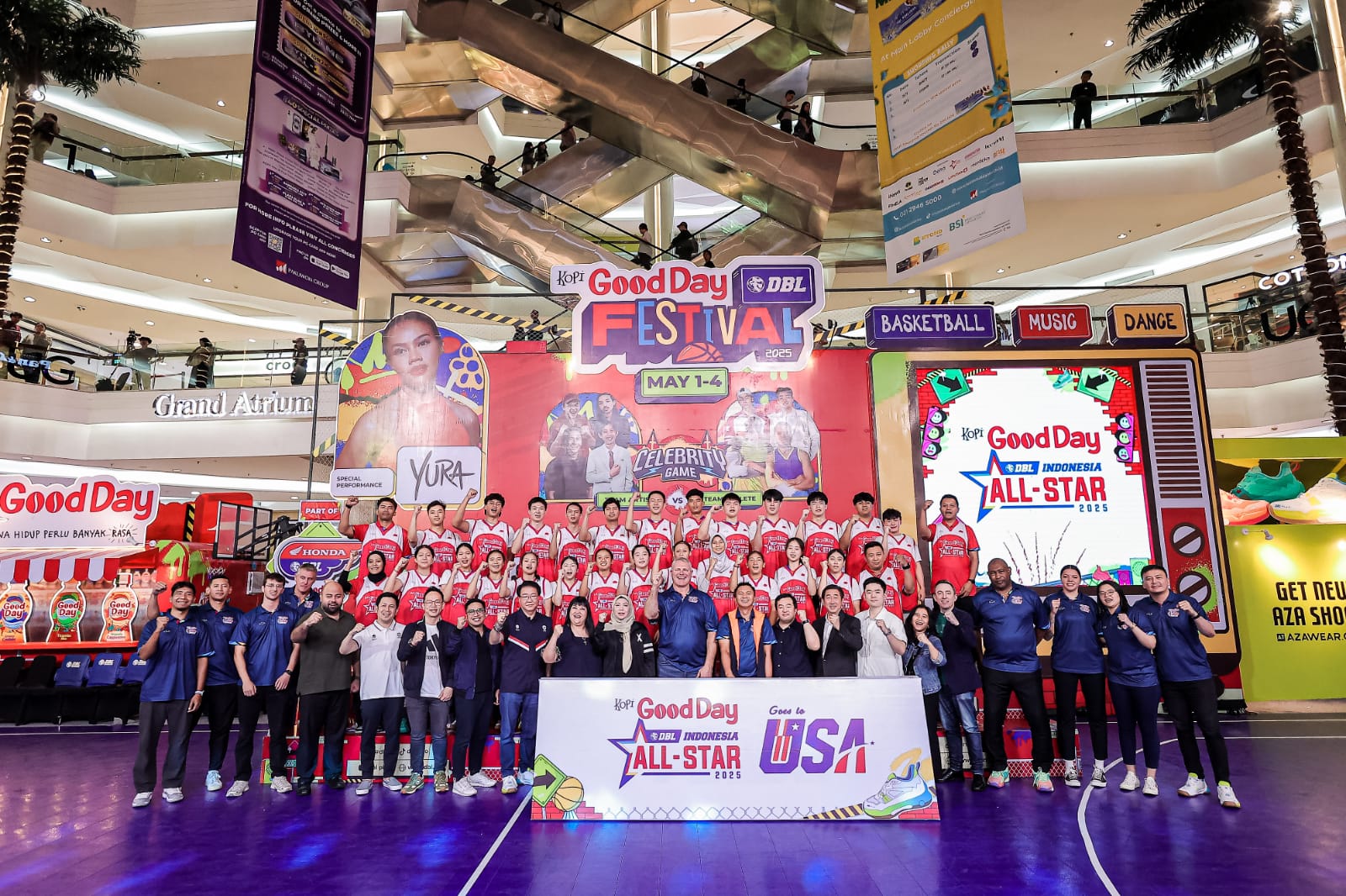 Skuad Kopi Good Day DBL Indonesia All Star 2025.