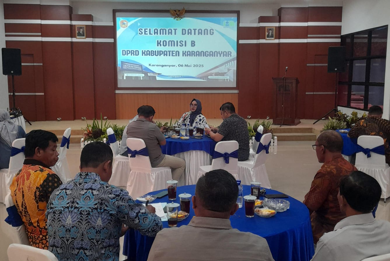 Komisi B DPRD Kabupaten Karanganyar monitoring kinerja PUDAM Tirta Lawu Karanganyar. (Rudi Hartono/Radar Solo)