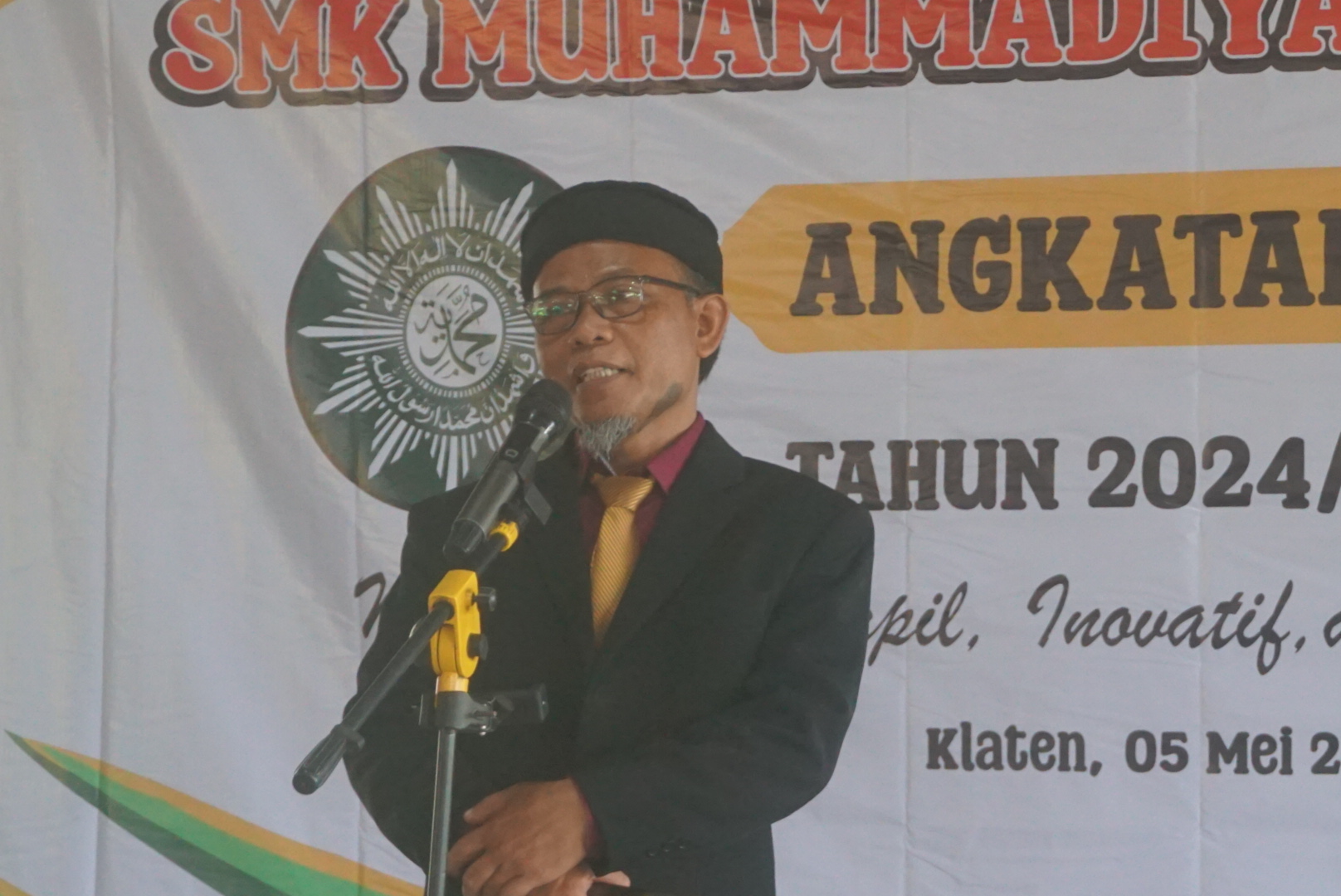 Kepala SMK Muhammadiyah 6 Gemolong Umar Jahid Nasoha.