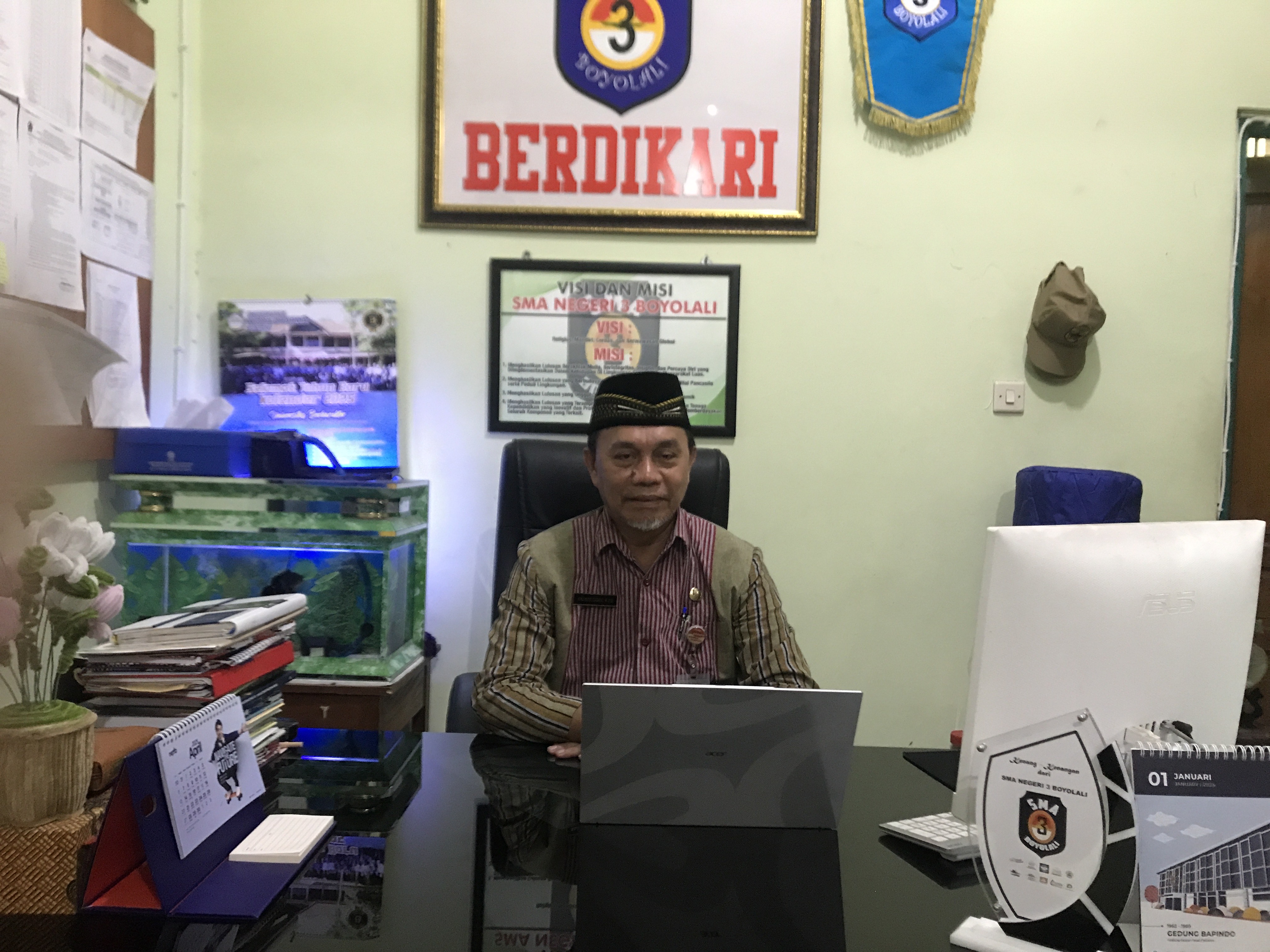 Kepala SMAN 3 Boyolali Najamudin