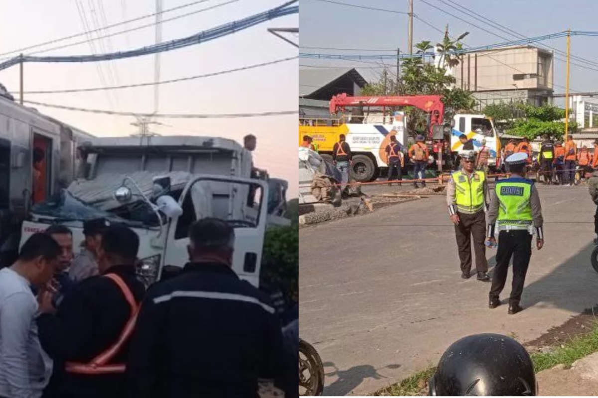 Begini Kondisi dan Nasib Sopir Truk bermuatan kedelai Usai Tabrak KA Harina Rute Bandung-Surabaya di Semarang