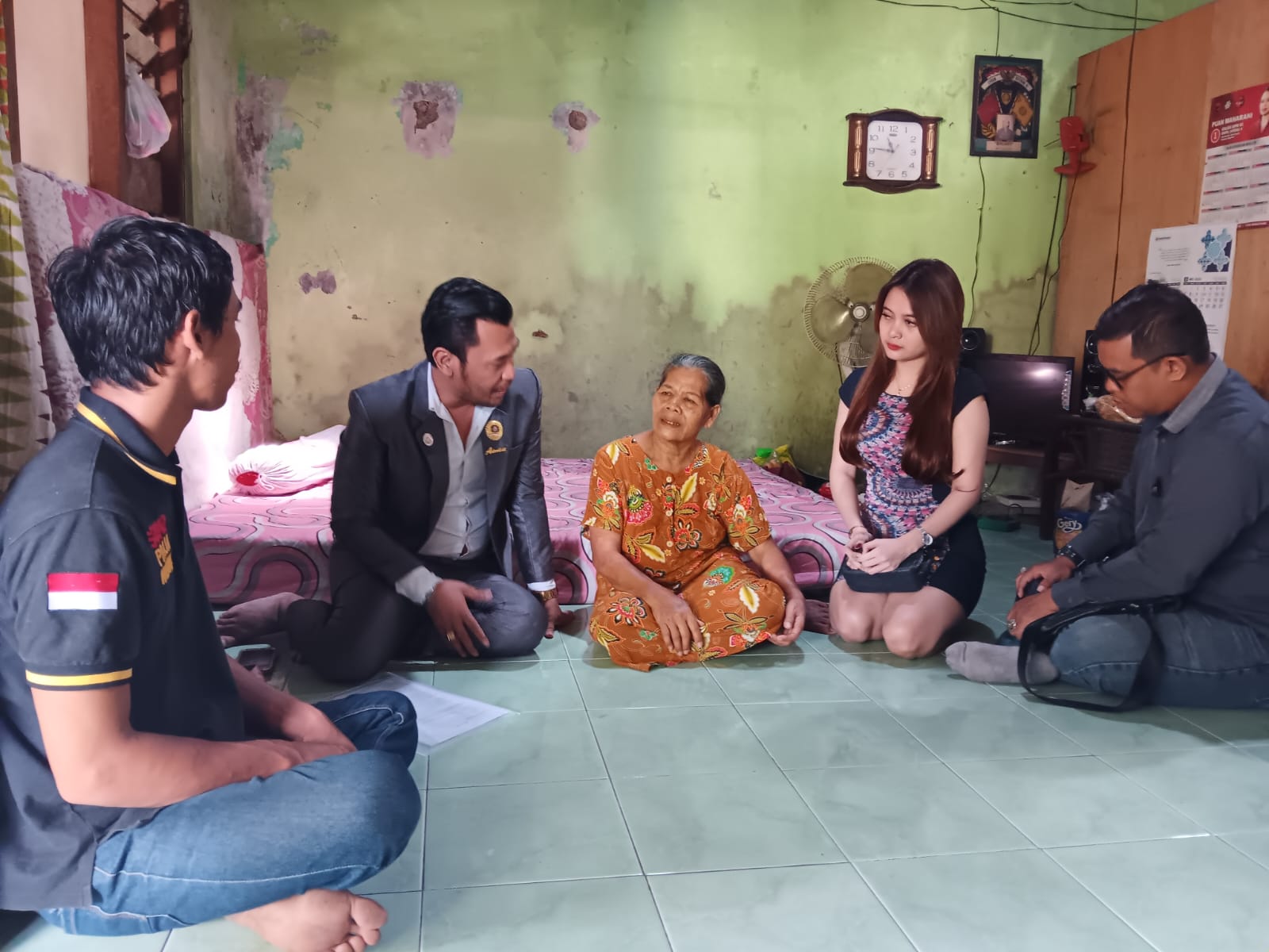 Kediaman S saat didatang salah satu pengacara di Desa Polan, Kecamatan Polanharjo, Klaten. (Angga Purenda/Radar Solo)