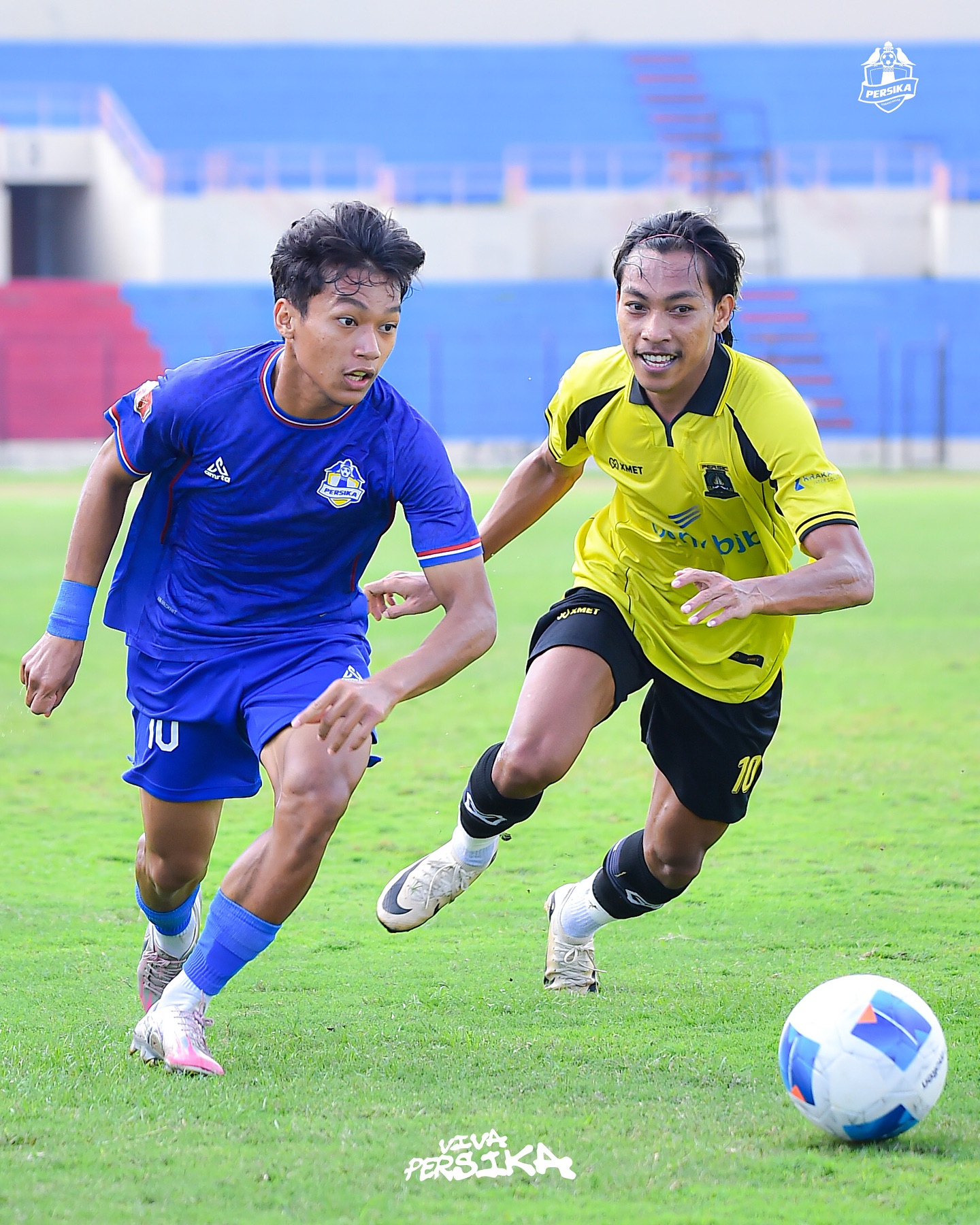 SARAT GENGSI: Laga Persika Karanganyar melawan Persic Cilegon di Stadion Sultan Agung, Bantul,&nbsp;Senin (12/5/2025).  &nbsp;