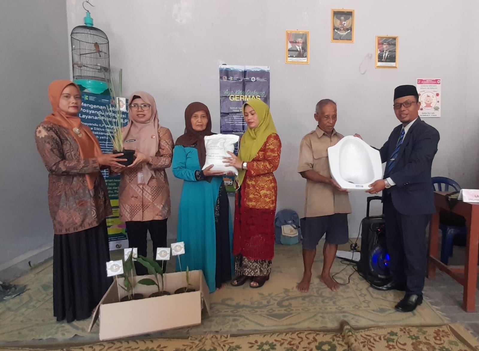 Posyandu Kenanga Mulyo Dusun Gunung Kusan, Desa Gebyog, Kecamatan Mojogedang, Karanganyar. (Rudi Hartono/Radar Solo)