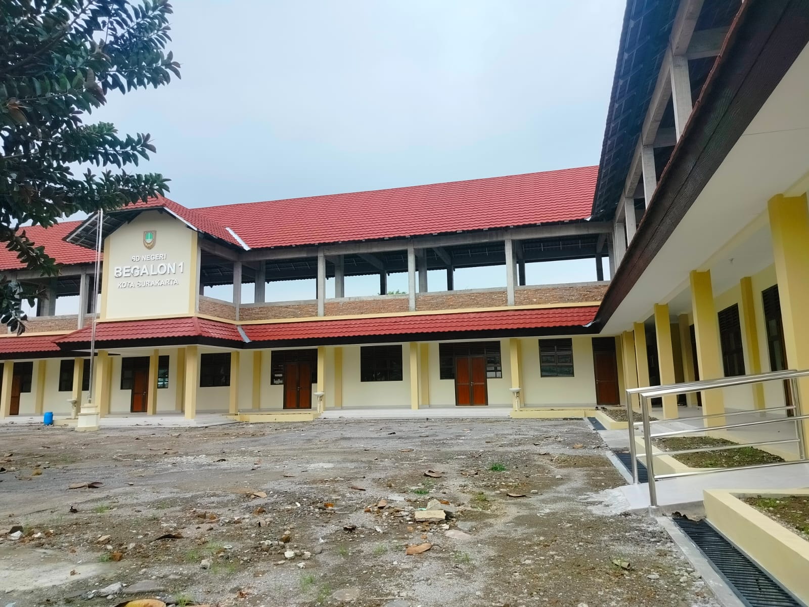 Gedung baru SDN Begalon I yang akan dibangun tahap kedua, dalam waktu dekat ini.