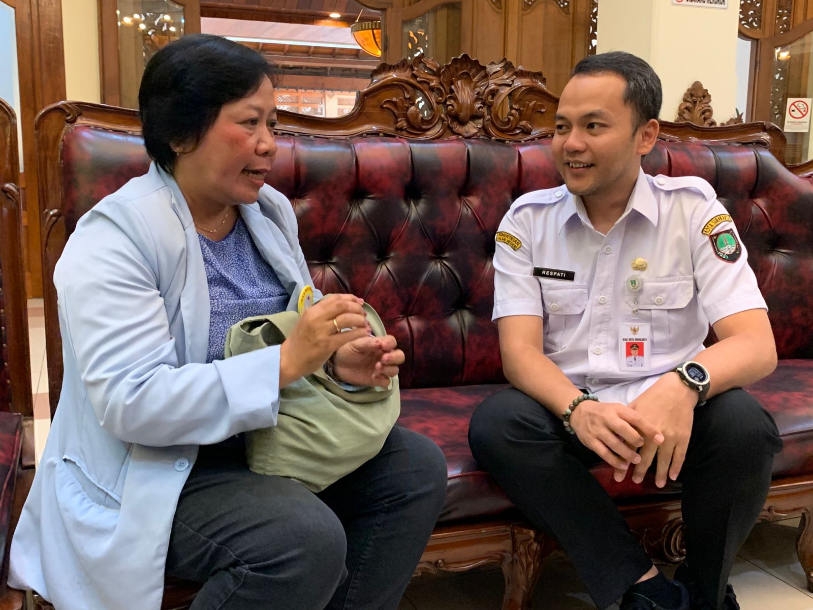 Pengusaha temui Wali Kota Solo Respati Ardi di balai kota, Rabu (14/3). (Silvester Kurniawan/Radar Solo)