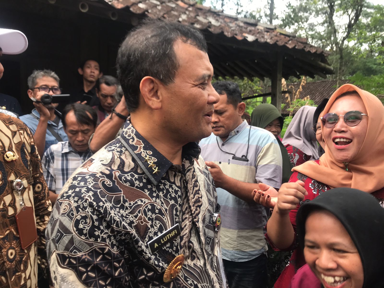 Gubernur Jateng Ahmad Luthfi kunjungan kerja di Boyolali, Kamis (15/5/2025).