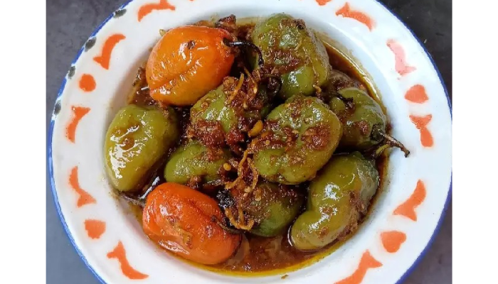 Oseng cabe gendot yang kini viral.