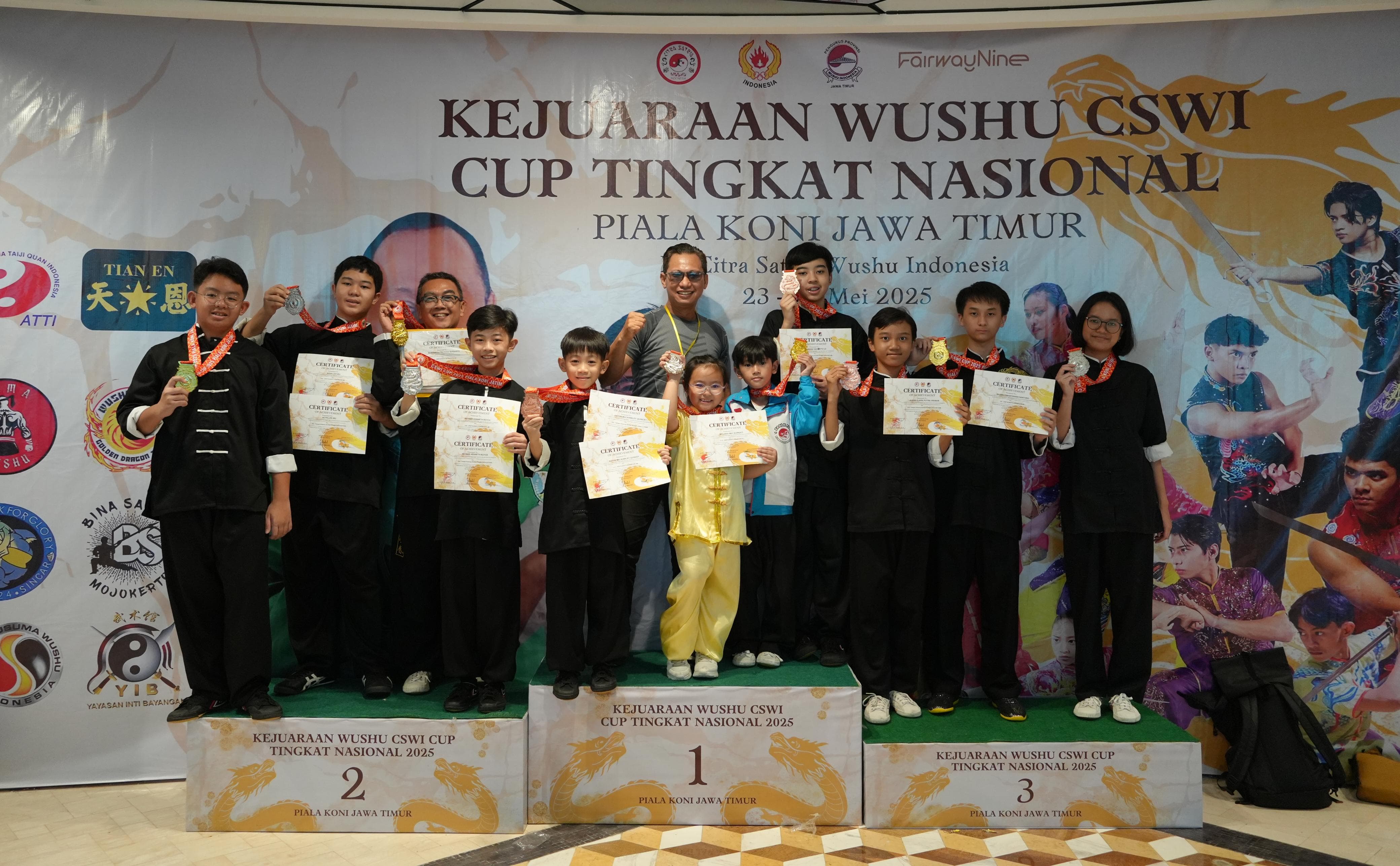 &nbsp;Eagle Fist Kungfu Fighting Solo usai bersaing di ajang&nbsp;Kejuaraan Wushu CSWI Tingkat Nasional&nbsp;
