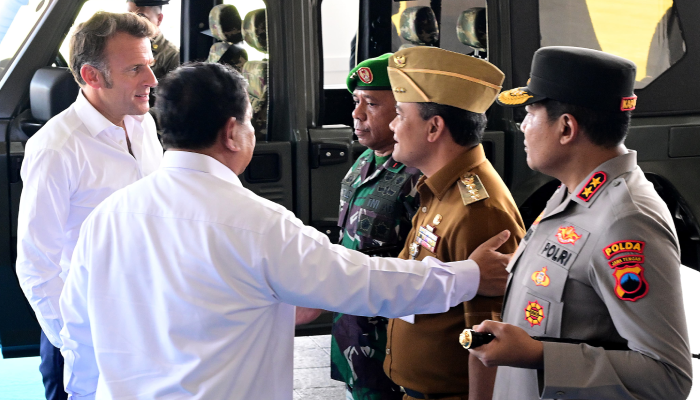 Gubernur Jateng Ahmad Luthfi&nbsp;dampingi kunjungan kerja Presiden Prabowo Subianto dan Presiden Prancis Emmanuel Macron.