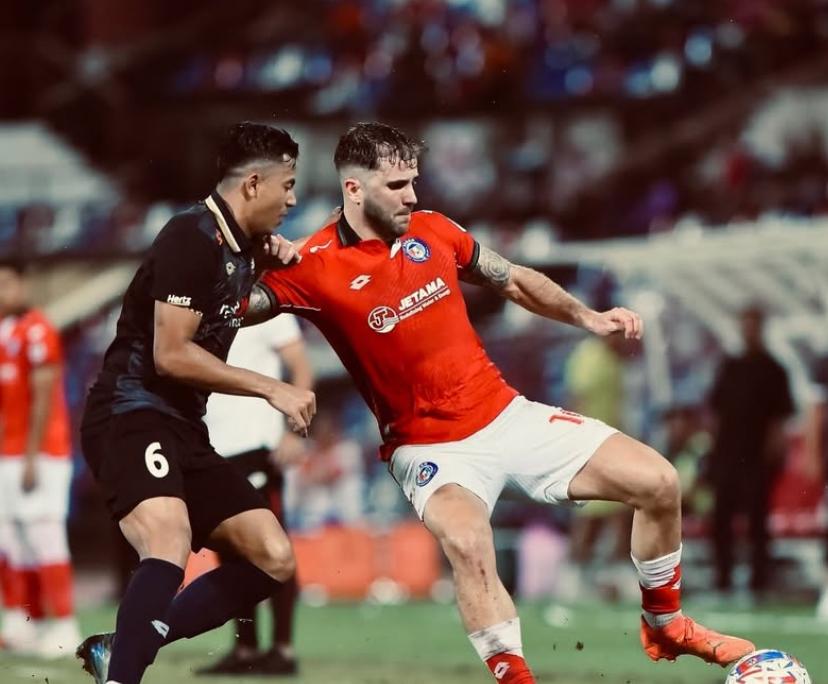 Telmo Castanheira saat main di Liga Malaysia bersama Sabah FC.