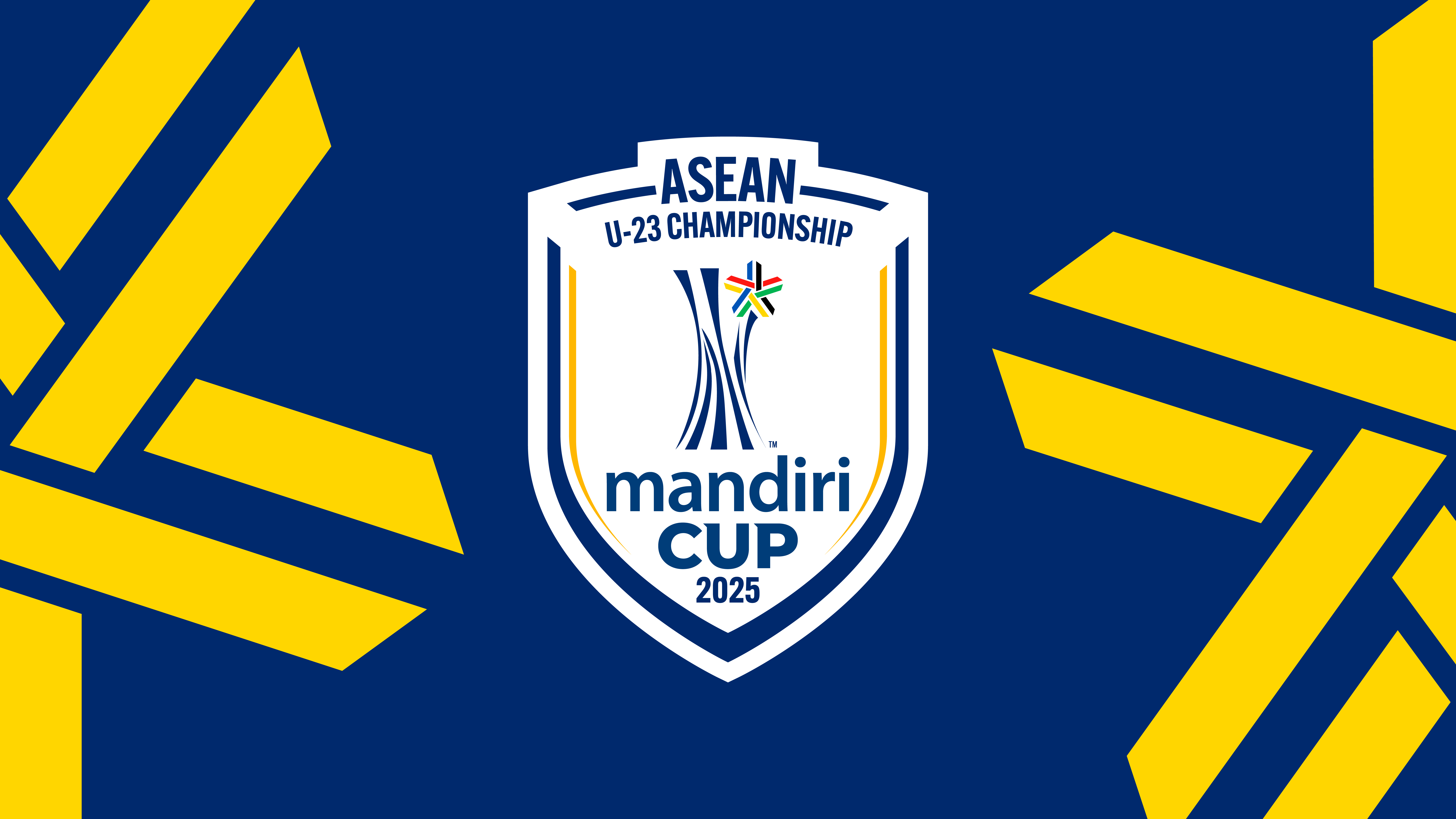 Logo Piala AFFU-23 2025 atau ASEAN U-23 Championship Mandiri Cup 2025