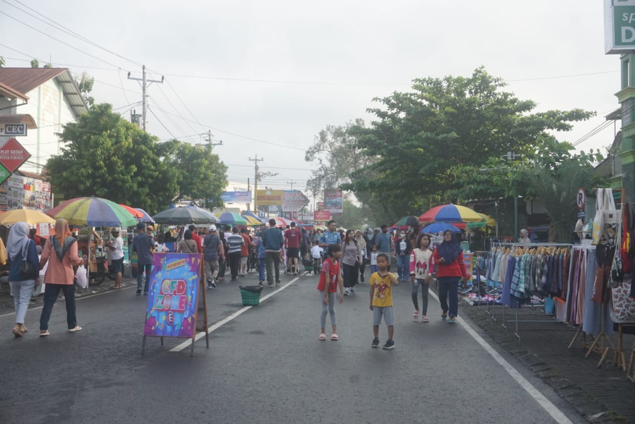 CFD kali terakhir di Jalan Mayor Kusmanto, Minggu (1/6/2025). Kegiatna ini segera dipindah ke Japan Pemuda.