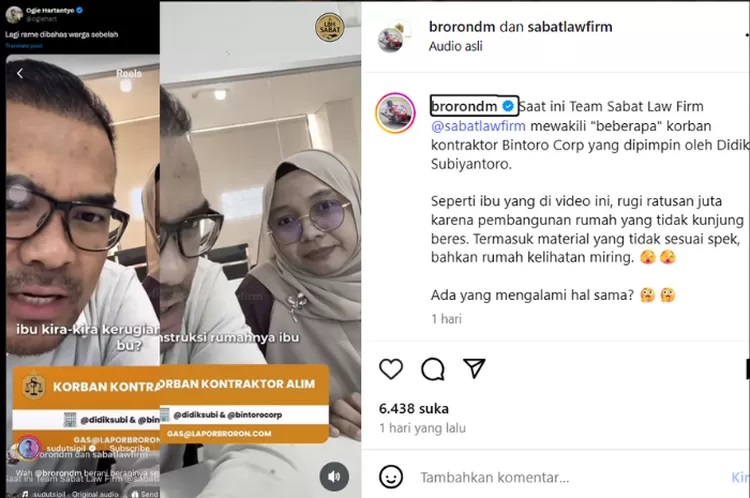 Cuitan dan unggahan mengenai sosok Didik Subiyantoro.