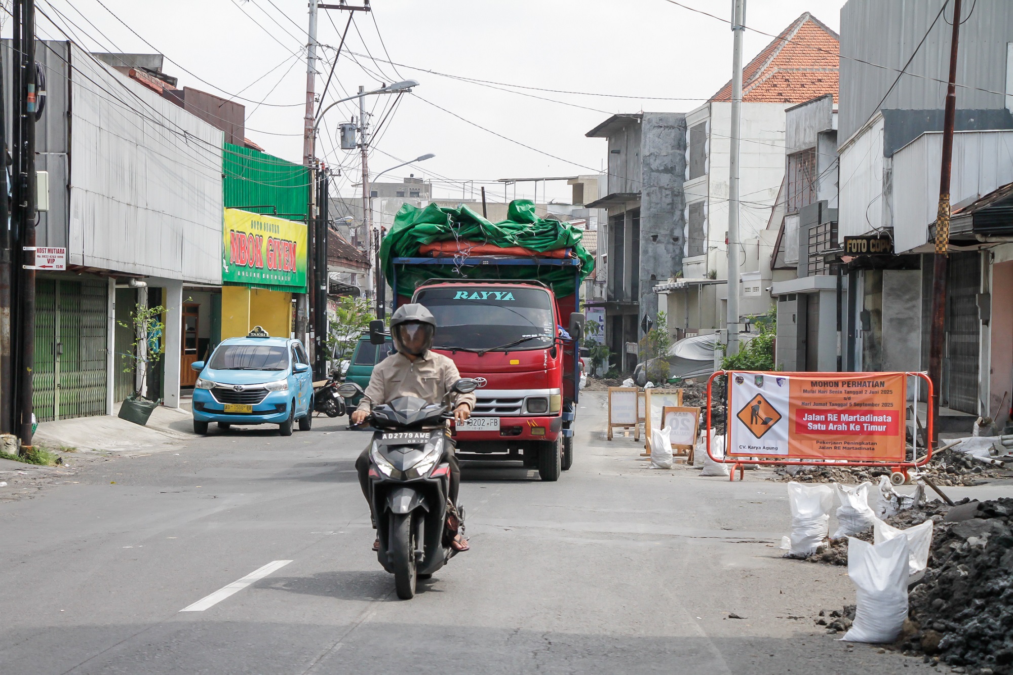 Proyek Jalan RE Martadinata Solo dimulai 2 Juni 2025. (M Ihsan/Radar Solo)