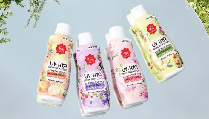 Empat varian body lotion Viva.