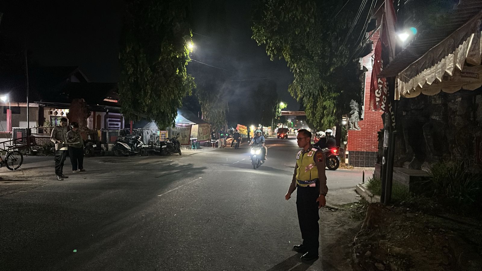 Polisi olah TKP kecelakaan di Jalan Pengging&ndash;Banyudono, tepatnya di Desa Ngaru-Aru, Kecamatan Banyudono, Selasa (3/6/2025) petang.