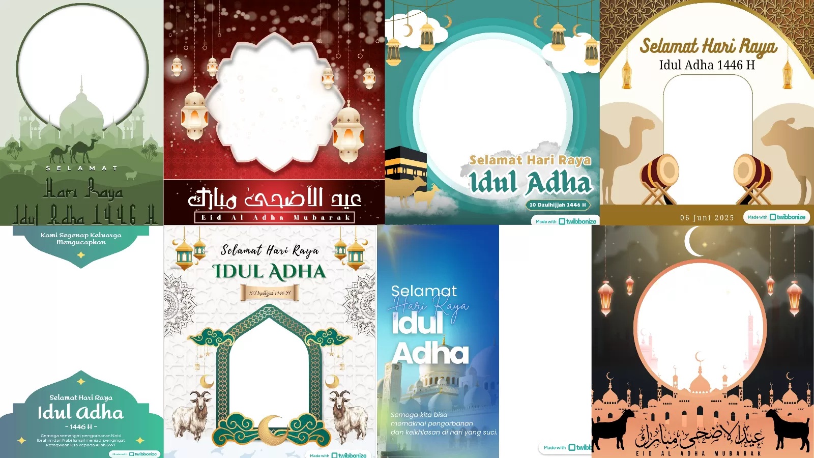 20 Link Twibbon Hari Raya Idul Adha 2025 buat tanggal 6 Juni yang Paling Lengkap Terbaru dan Cara Pakainya, Gratis Tinggal Pasang Foto!