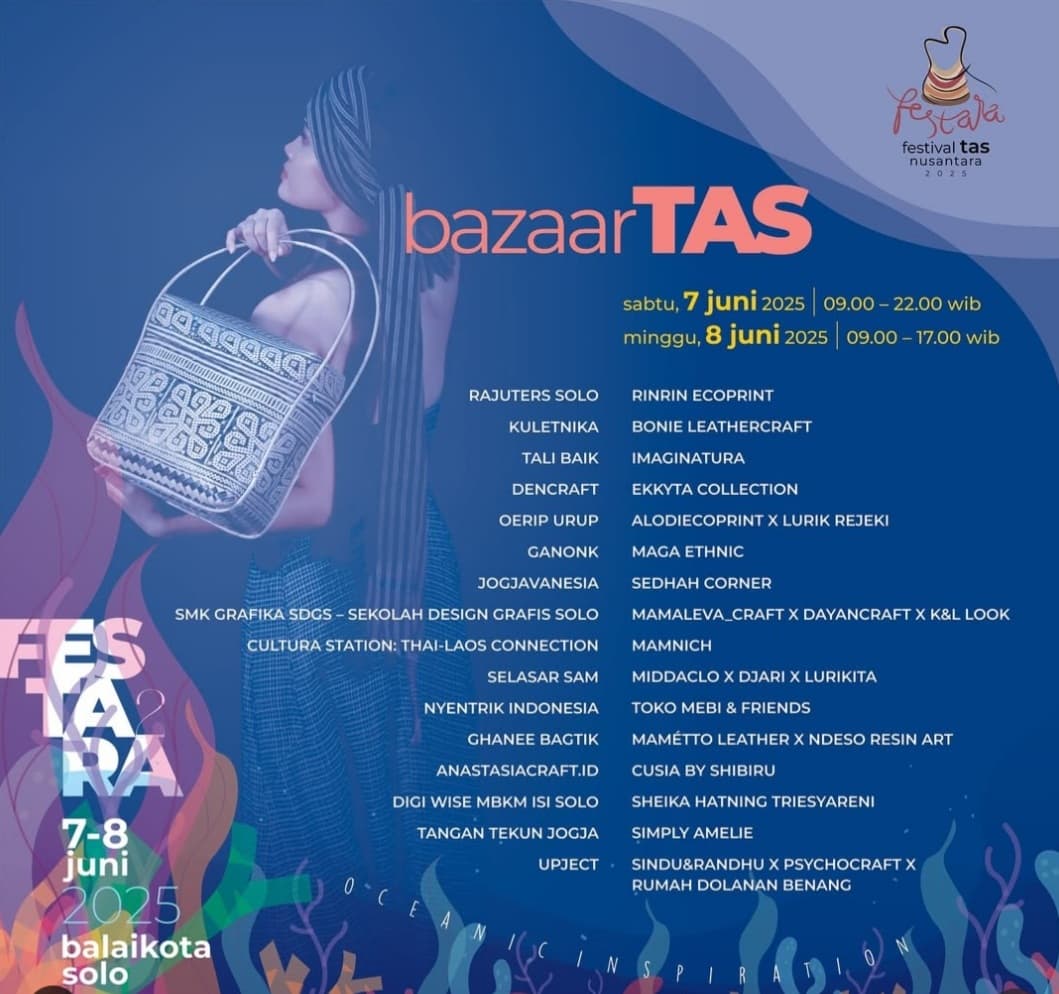 Artisan UMKM yang meramaikan Festival Tas Nusantara