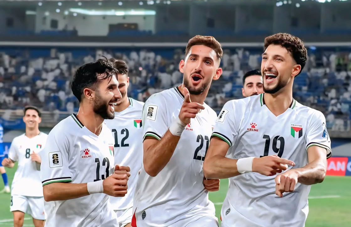 pemain Timnas Palestina di Kualifikasi Piala Dunia 2026 putaran ketiga zona Asia.