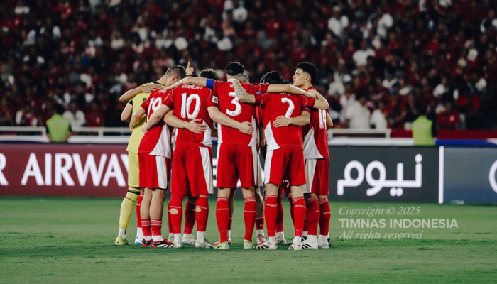 Timnas Indonesia tertinggal 0-3 dari Jepang pada babak pertama laga kualifikasi Piala Dunia 2026 zona Asia, Selasa (10/5/2025).