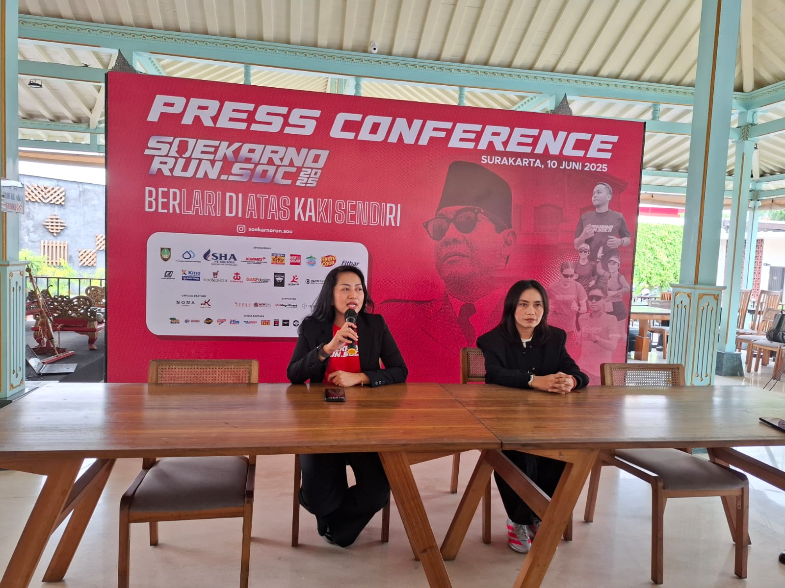 Jumpa pers event Soekarno Run SOC 2025.