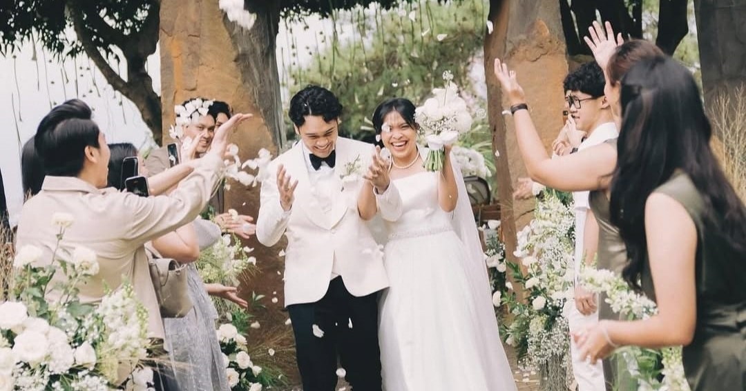 Momen pernikahan Gregoria Mariska Tunjung dan Mikha Angelo, 21 Februari 2025 lalu.