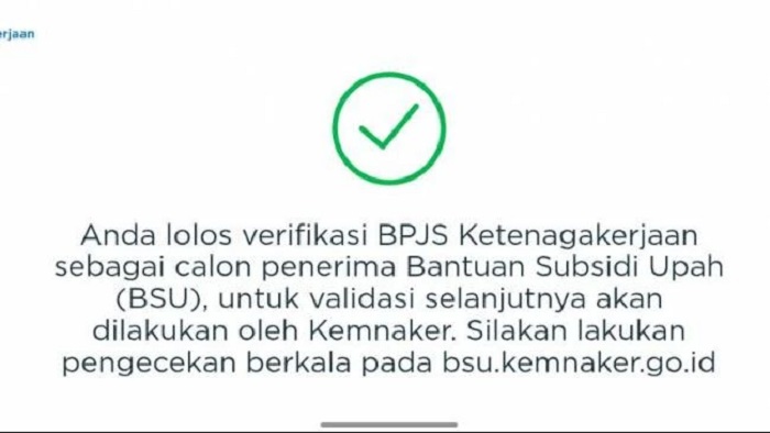 Lolos Verifikasi BSU 2025 di BPJS Ketenagakerjaan? Ini Langkah Selanjutnya agar Bantuan Cepat Cair