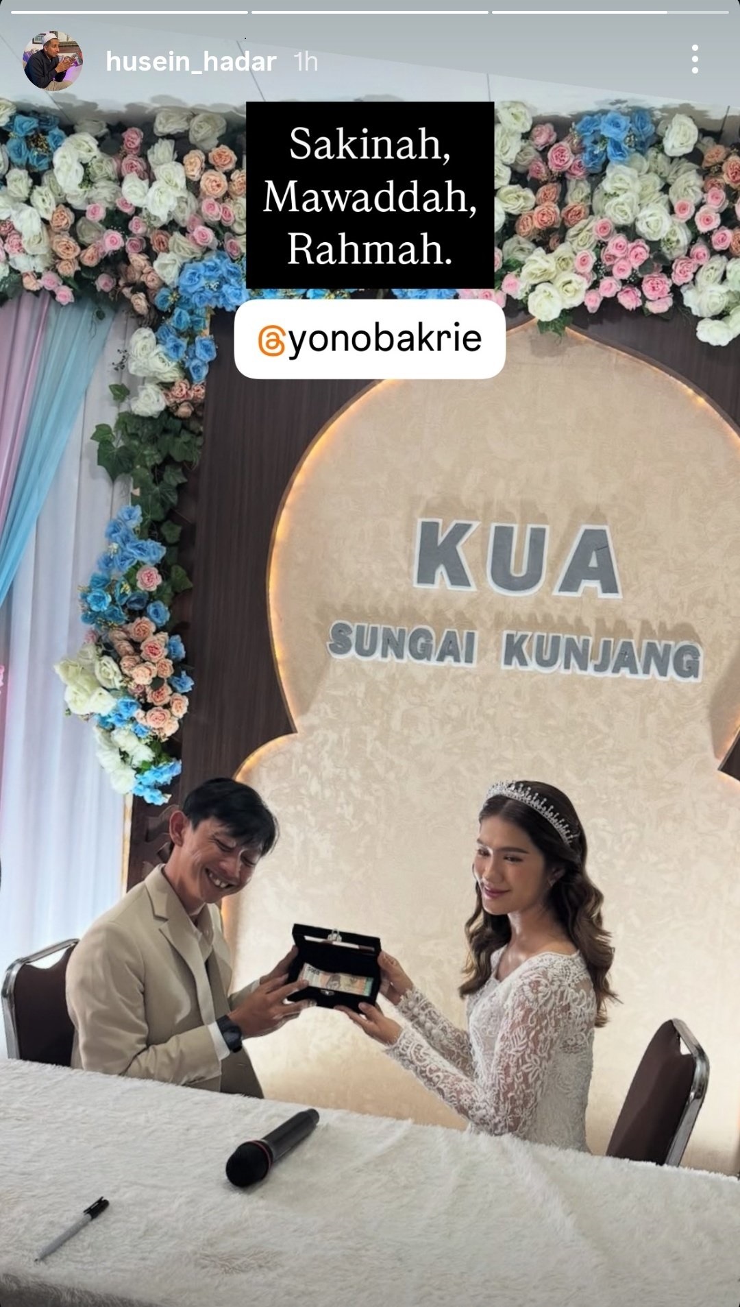 Yono Bakrie Resmi Menikah dengan Vini Caroline