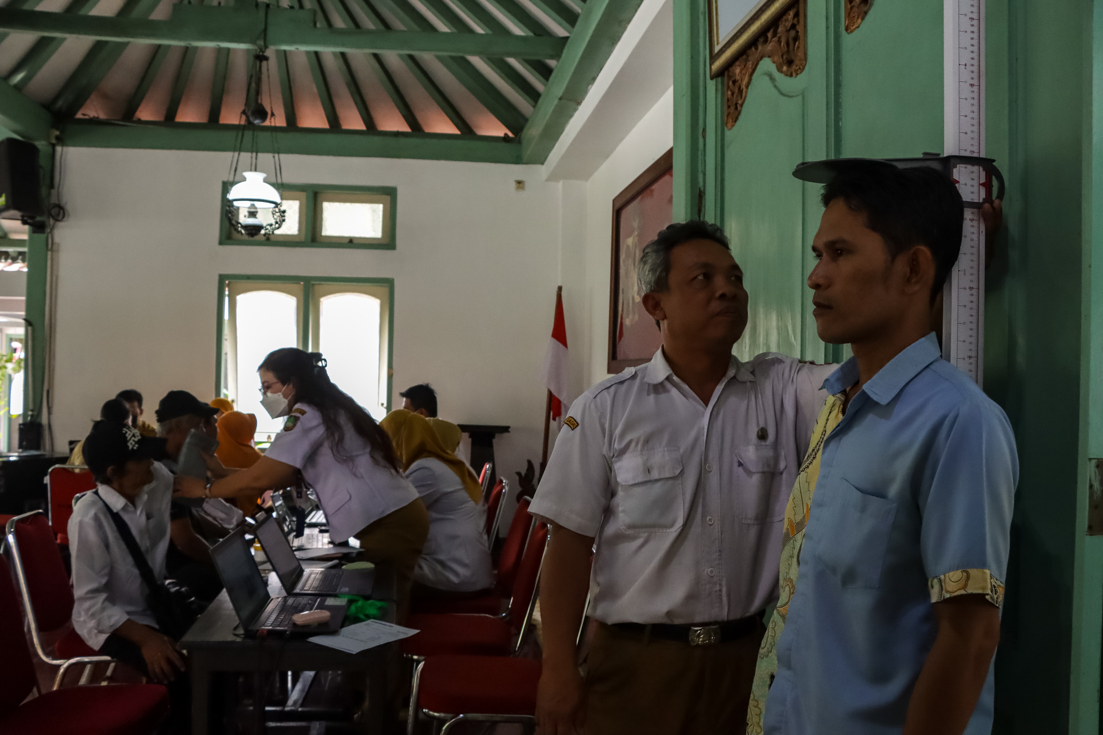 CEK: Proses pengecekan kesehatan yang digelar di Rumah Dinas Wakil Wali Kota Solo,&nbsp;Kamis (19/6/2025)