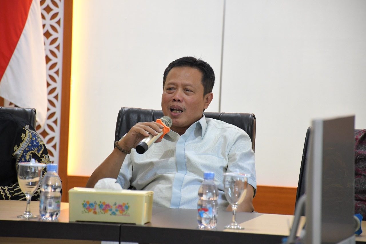 Anggota Komisi II DPR RI Muhammad Toha saat reses di Sukoharjo, Jumat (20/5).