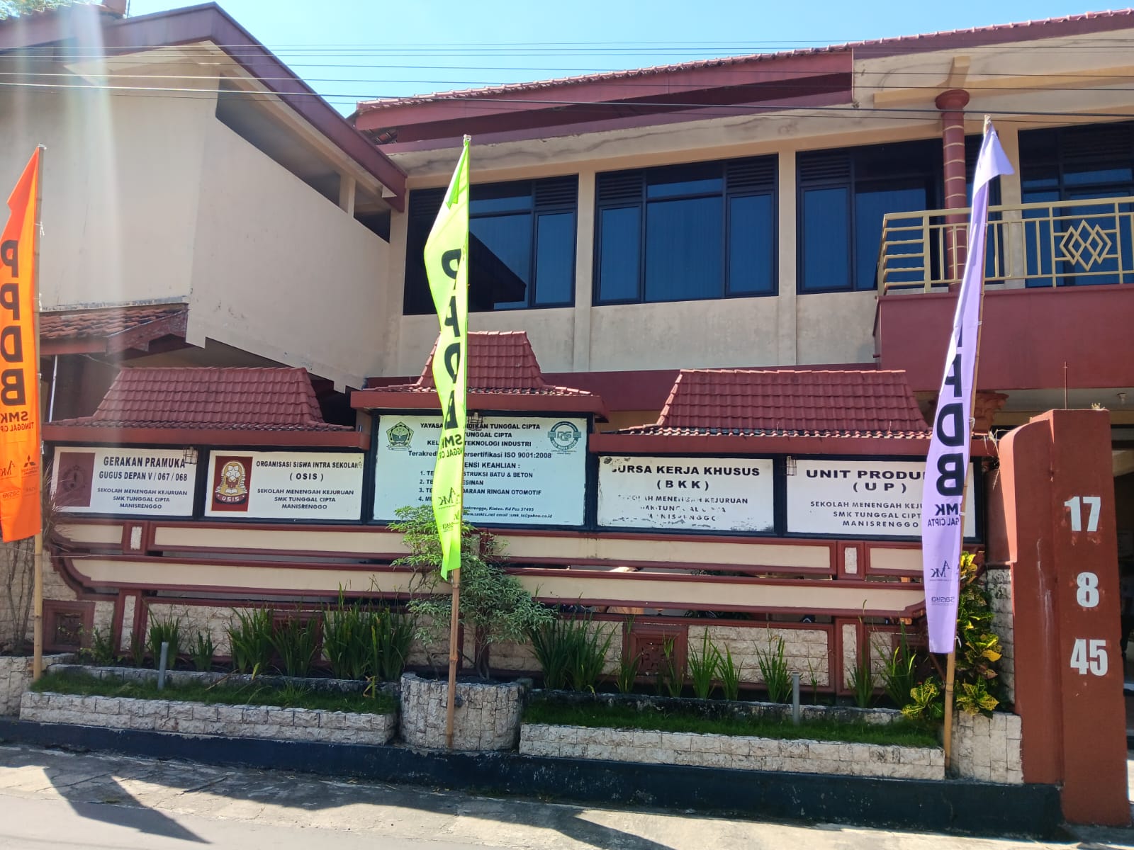 SMK Tunggal Cipta Manisrenggo, Klaten. (Angga Purenda/Radar Solo)