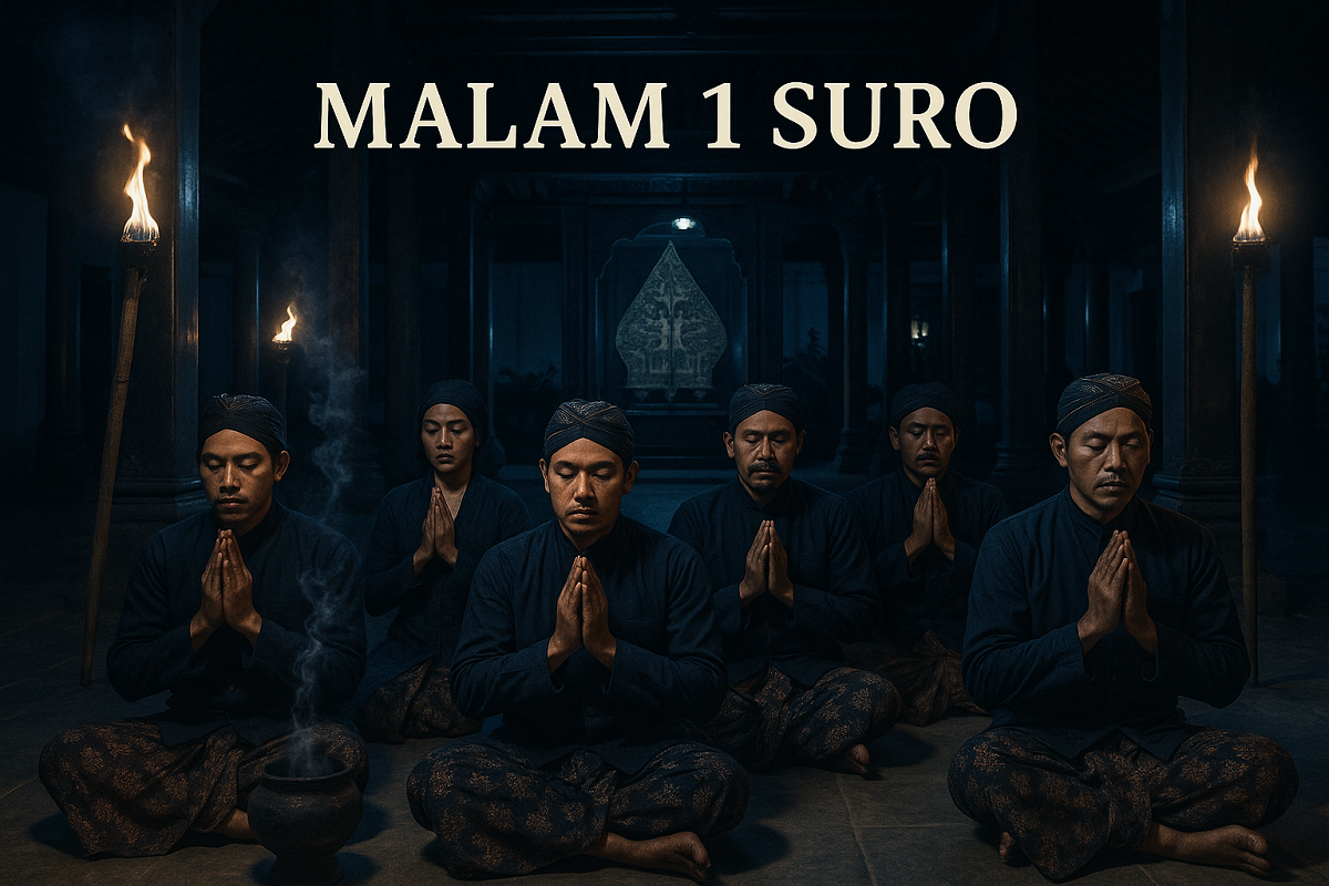 Ilustrasi peringatan malam 1 Suro.