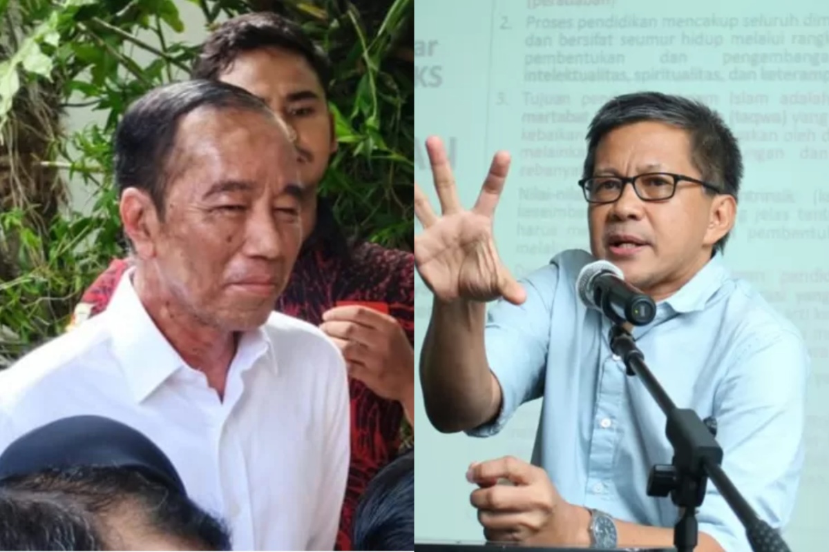 Rocky Gerung soroti kesehatan Jokowi yang menjadi perhatian publik. Diduga  bukan karena alergi karena tekanan mental
