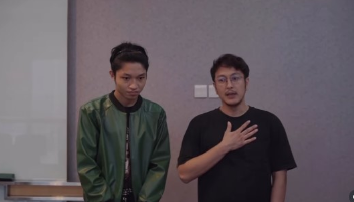 Potongan video permintaan maaf Dimas Anggara kepada Kiesha Alvaro.
