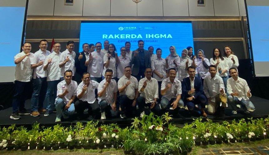 KOMPAK: Rapat kerja daerah (Rakerda) IHGMA DPD Jawa Tengah di Hotel Solia Zigna, Kampung Batik Laweyan, Rabu&nbsp;(25/6/2025).
