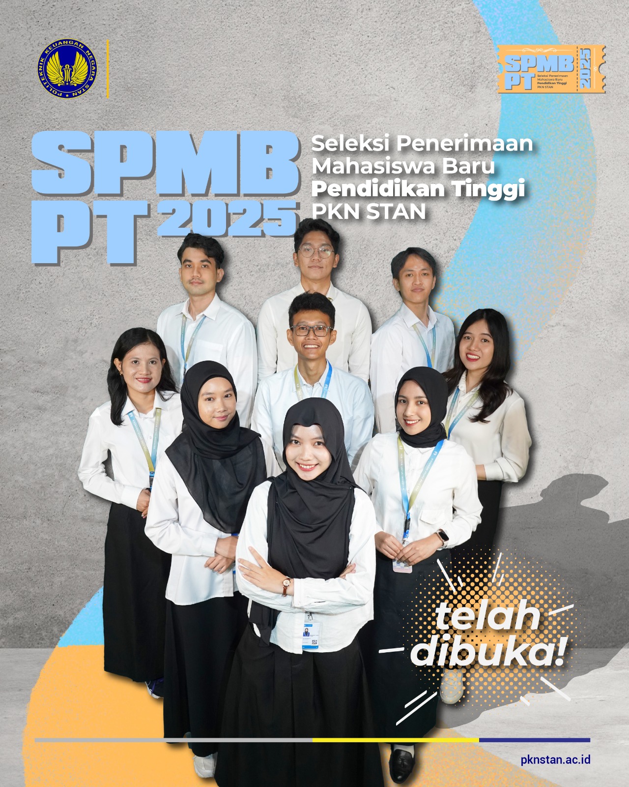 Pendaftaran SPMB PKN STAN 2025 Jenjang Perguruan Tinggi Dibuka, Cek Cara Daftarnya di Sini