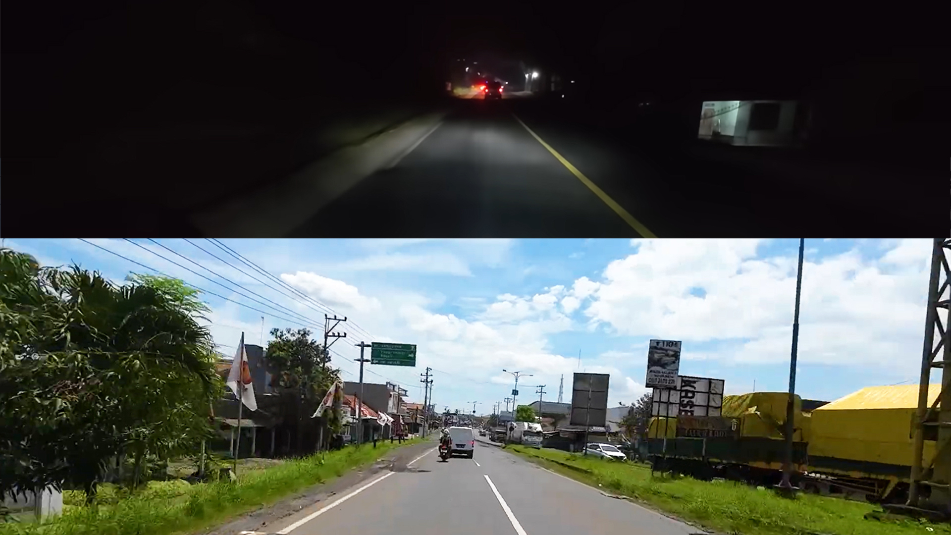 Perbedaaan Visibilitas & Persepsi Siang dan Malam.