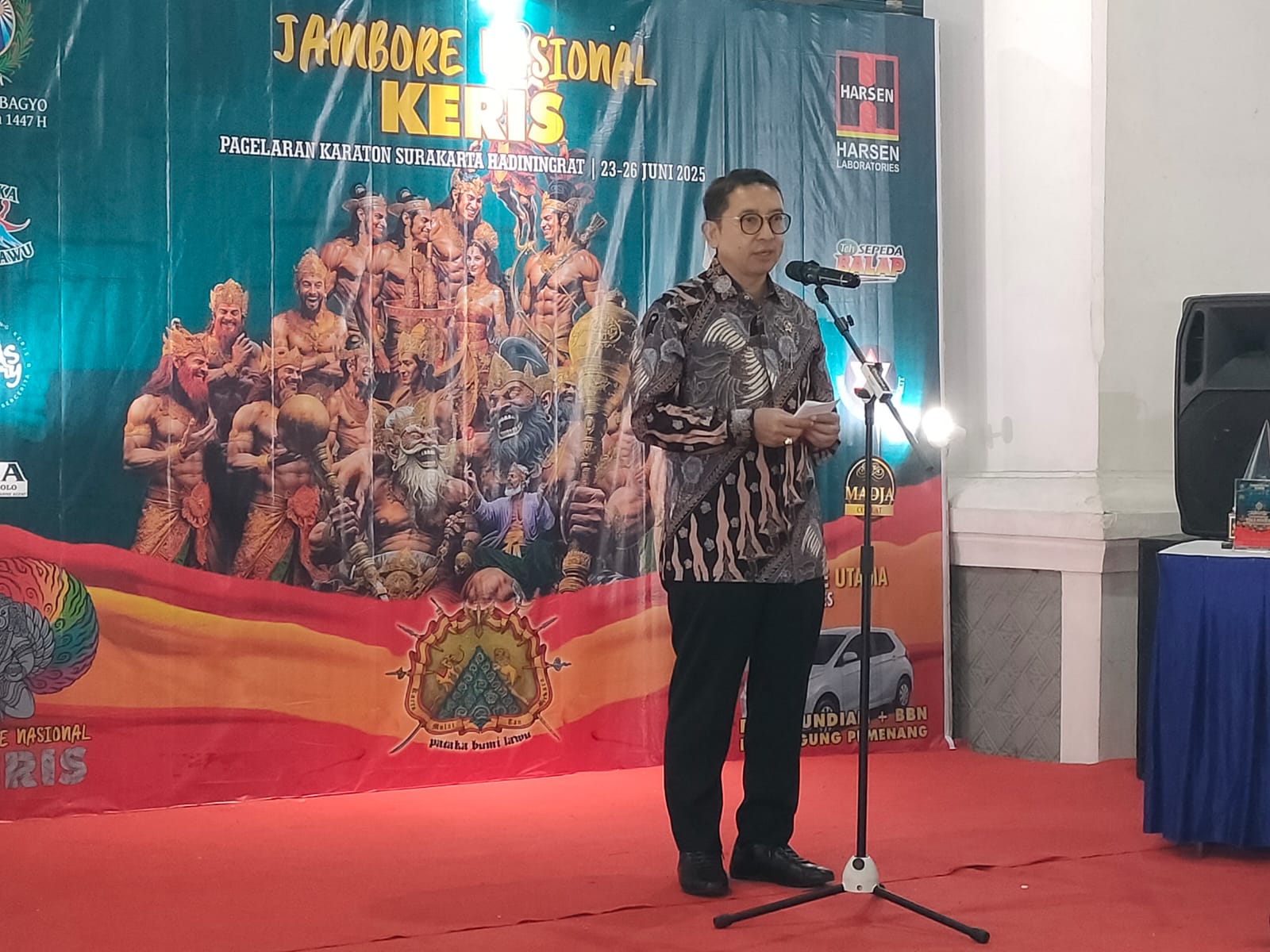 Menteri Kebudayaan Fadli Zon. (Silvester Kurniawan/Radar Solo)