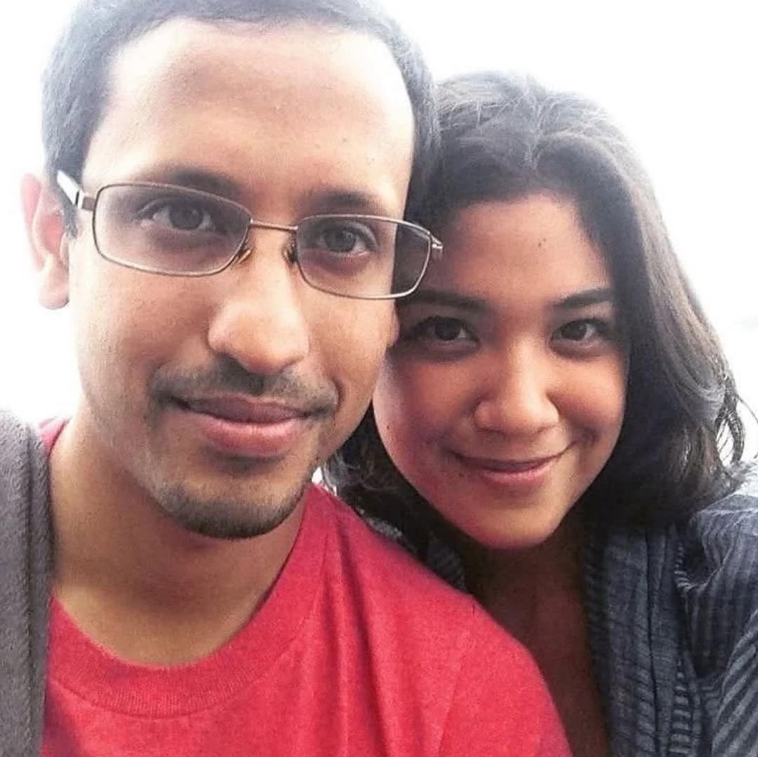 Mantan Mendikbudristek Nadiem Makarim dan Franka Franklin, sang istri.