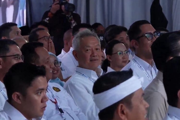 Prabowo sempat berhenti pidato saat lihat Tomy Winata hadir di groundbreaking proyek baterai listrik senilai Rp 95 triliun.