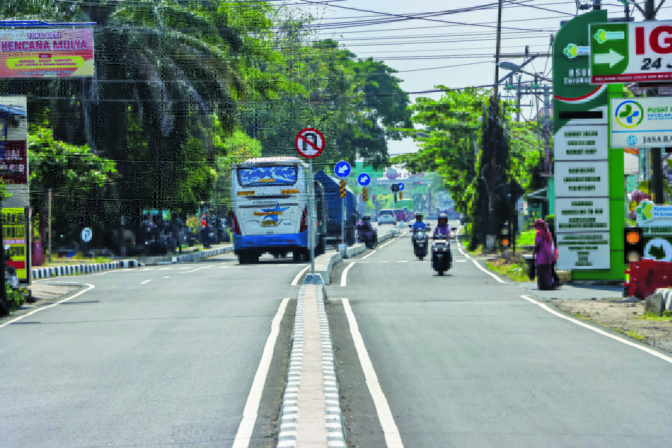 Jalan Prof Dr Soeharso mulai Selasa (1/7/2025) berlaku dua arah. (M Ihsan/Radar Solo)