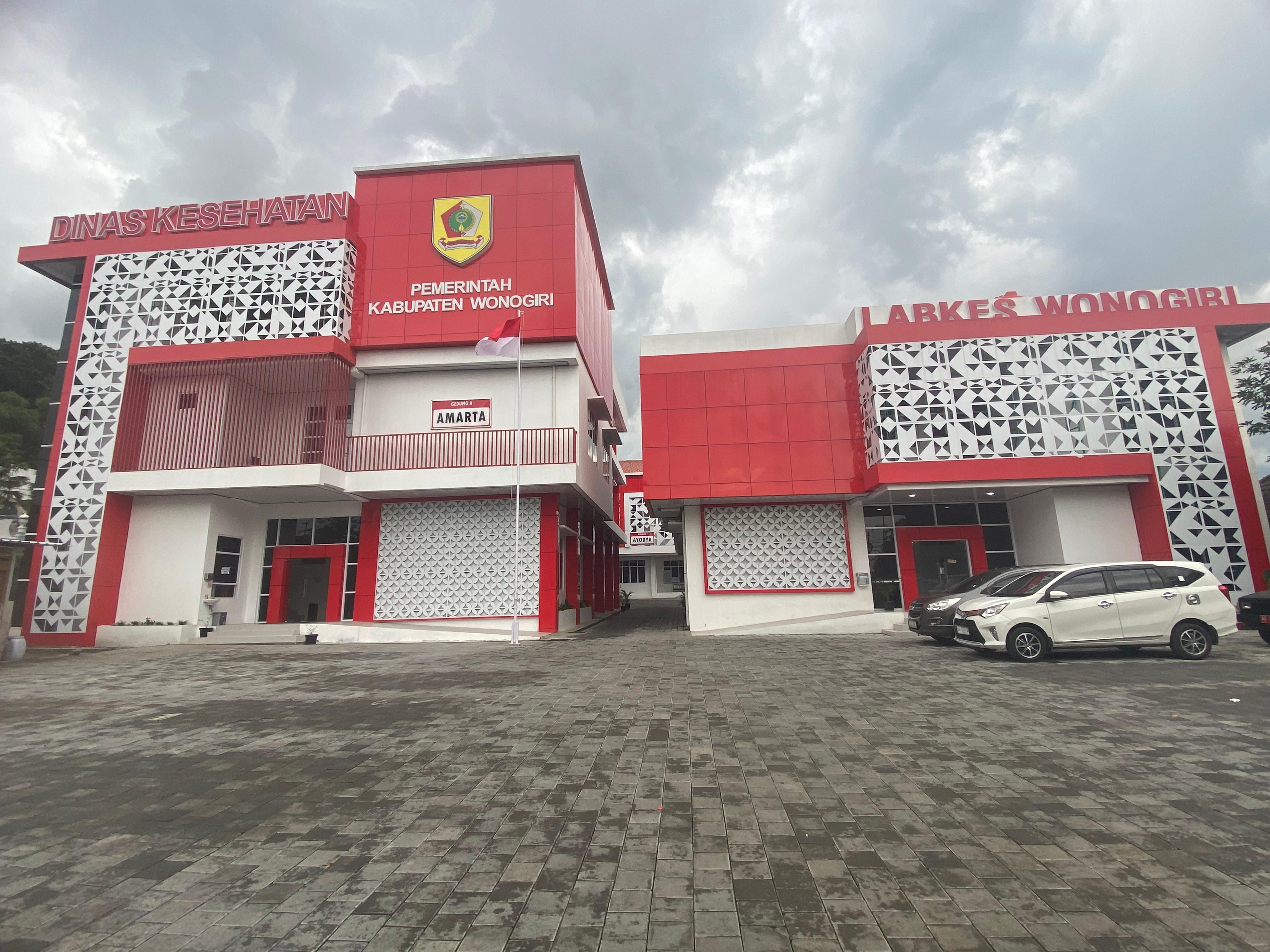 Kantor Dinkes Wonogiri. Dinas setempat dipimpin oleh pelaksana tugas.
