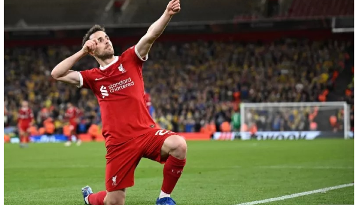 Striker Liverpool asal Portugal Diogo Jota.