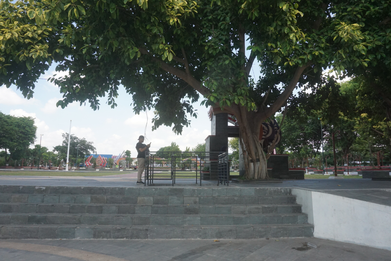 Alun-Alun Klaten akan menjadi lokasi konser sejumlah artis dan band ternama dalam perayaan Hari Jadi Ke-221 Kabupaten Klaten. (Angga Purenda/Radar Solo)