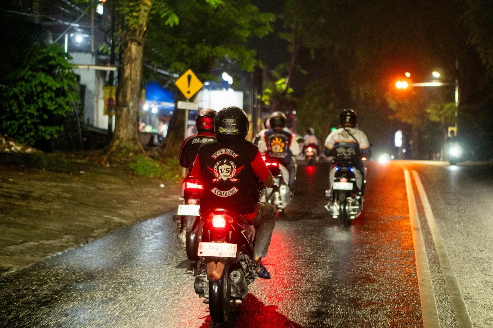 Nocturnity Riding Bareng Komunitas Honda di Semarang.