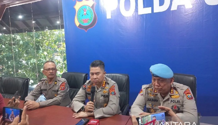 Polda Sumatera Utara memberikan keterangan di Markas Polda Sumut, Senin (7/7/2025).
