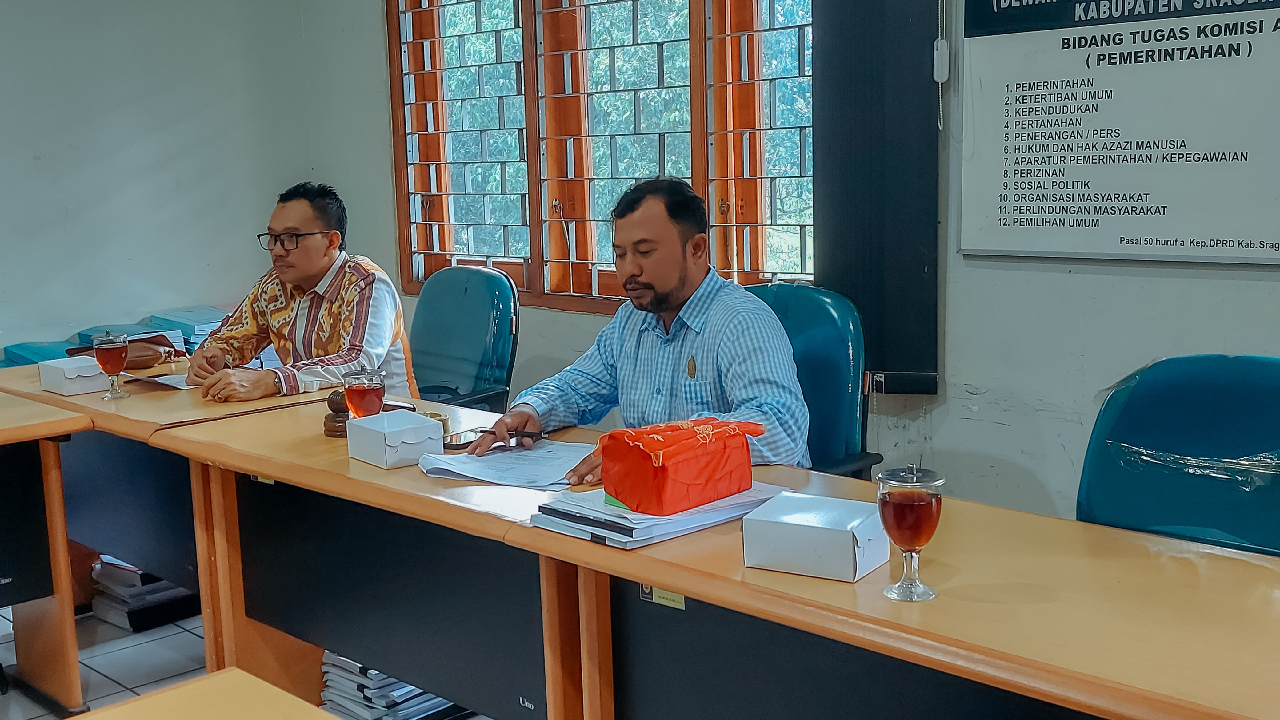 Ketua Komisi I DPRD Sragen, Endro Supriyadi. (Ahmad Khairudin/Radar Solo)