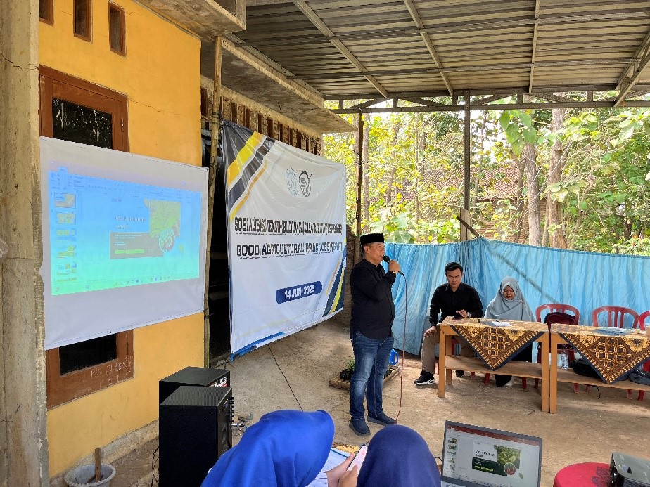 Sambutan Sumarso, Lurah Desa Sedayu, Kecamatan Jumantono, Karanganyar.